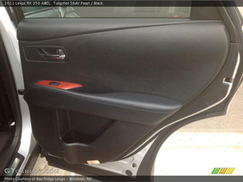 Tungsten Silver Pearl / Black 2011 Lexus RX 350 AWD