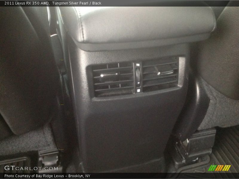 Tungsten Silver Pearl / Black 2011 Lexus RX 350 AWD