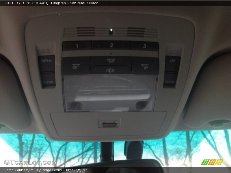 Tungsten Silver Pearl / Black 2011 Lexus RX 350 AWD