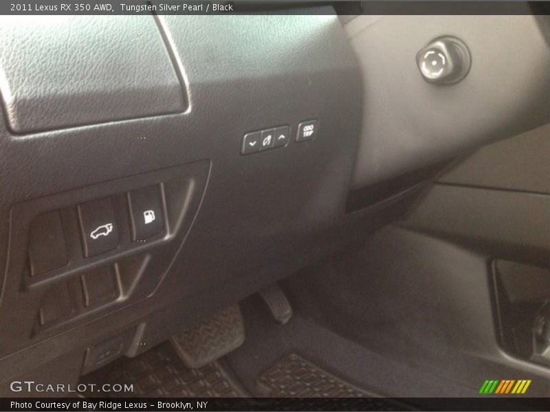 Tungsten Silver Pearl / Black 2011 Lexus RX 350 AWD