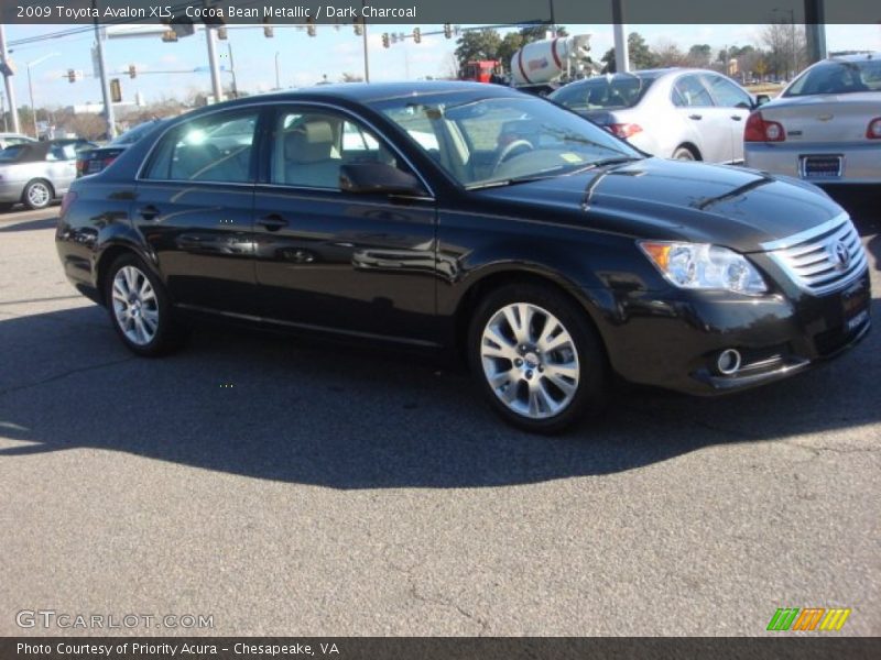 Cocoa Bean Metallic / Dark Charcoal 2009 Toyota Avalon XLS