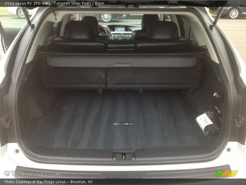 Tungsten Silver Pearl / Black 2011 Lexus RX 350 AWD