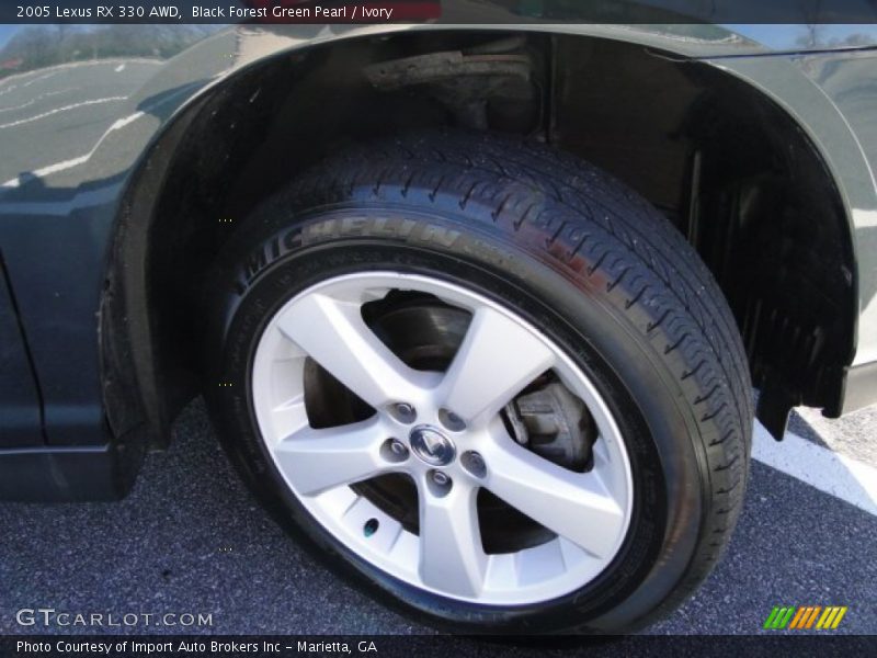 Black Forest Green Pearl / Ivory 2005 Lexus RX 330 AWD