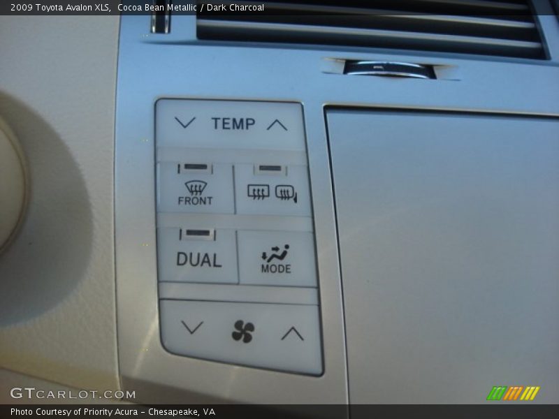 Cocoa Bean Metallic / Dark Charcoal 2009 Toyota Avalon XLS