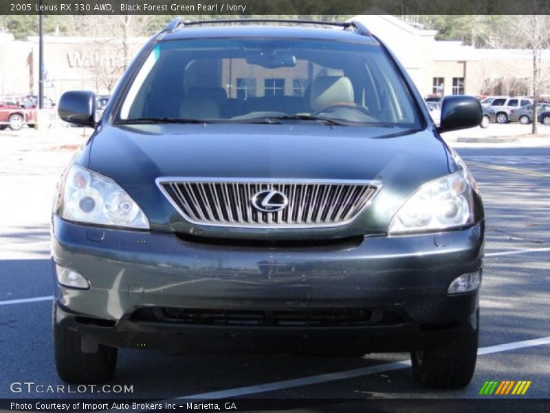 Black Forest Green Pearl / Ivory 2005 Lexus RX 330 AWD