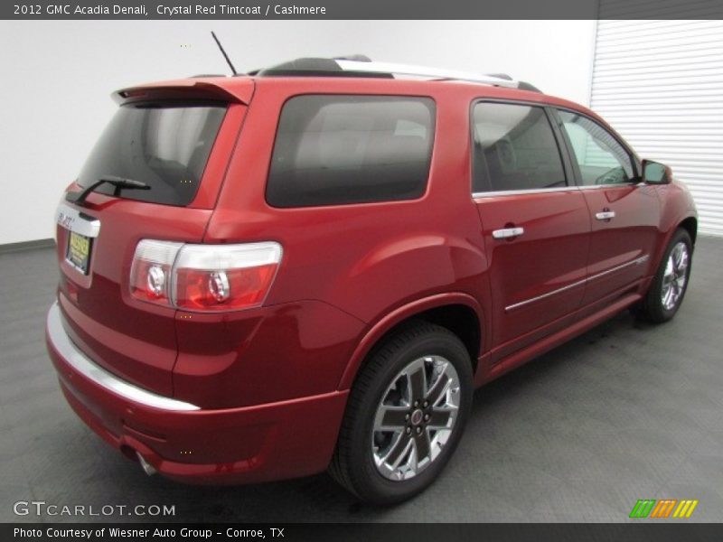 Crystal Red Tintcoat / Cashmere 2012 GMC Acadia Denali