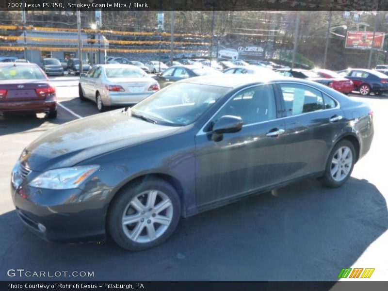 Smokey Granite Mica / Black 2007 Lexus ES 350