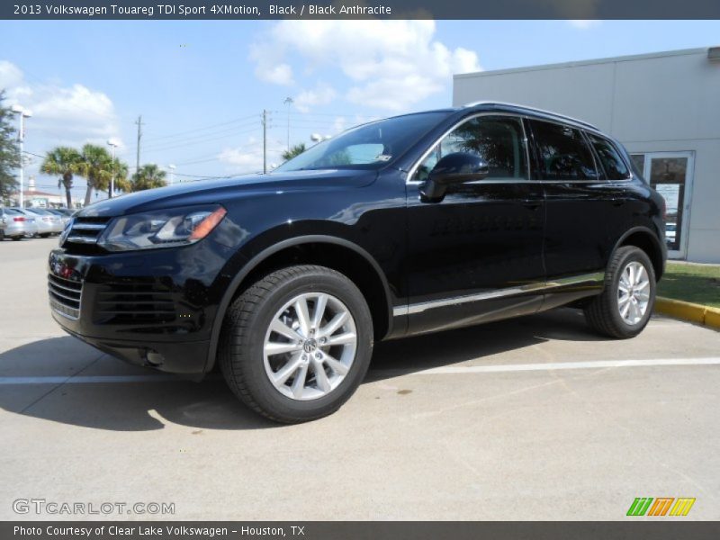 Black / Black Anthracite 2013 Volkswagen Touareg TDI Sport 4XMotion