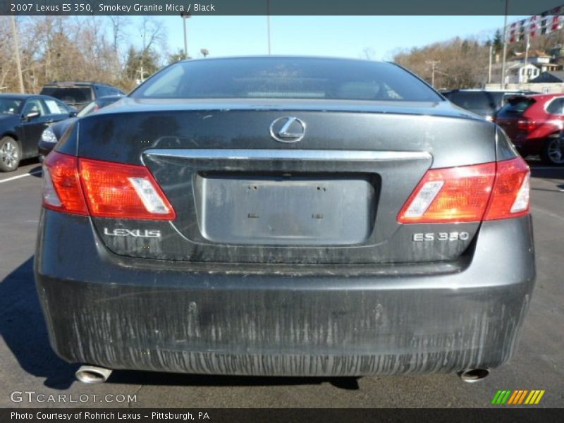 Smokey Granite Mica / Black 2007 Lexus ES 350