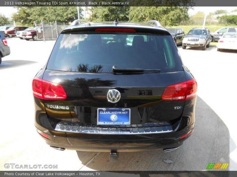 Black / Black Anthracite 2013 Volkswagen Touareg TDI Sport 4XMotion