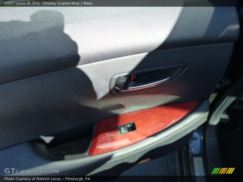 Smokey Granite Mica / Black 2007 Lexus ES 350