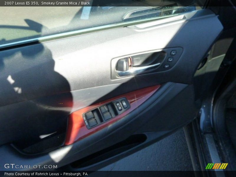 Smokey Granite Mica / Black 2007 Lexus ES 350
