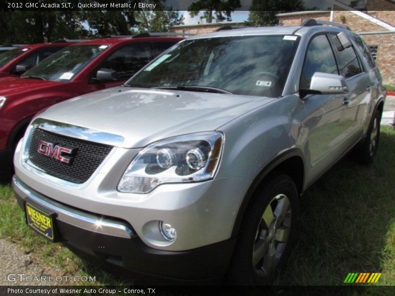 Quicksilver Metallic / Ebony 2012 GMC Acadia SLT