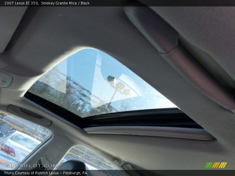 Smokey Granite Mica / Black 2007 Lexus ES 350