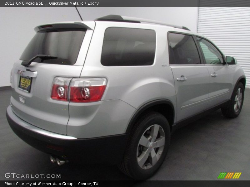 Quicksilver Metallic / Ebony 2012 GMC Acadia SLT