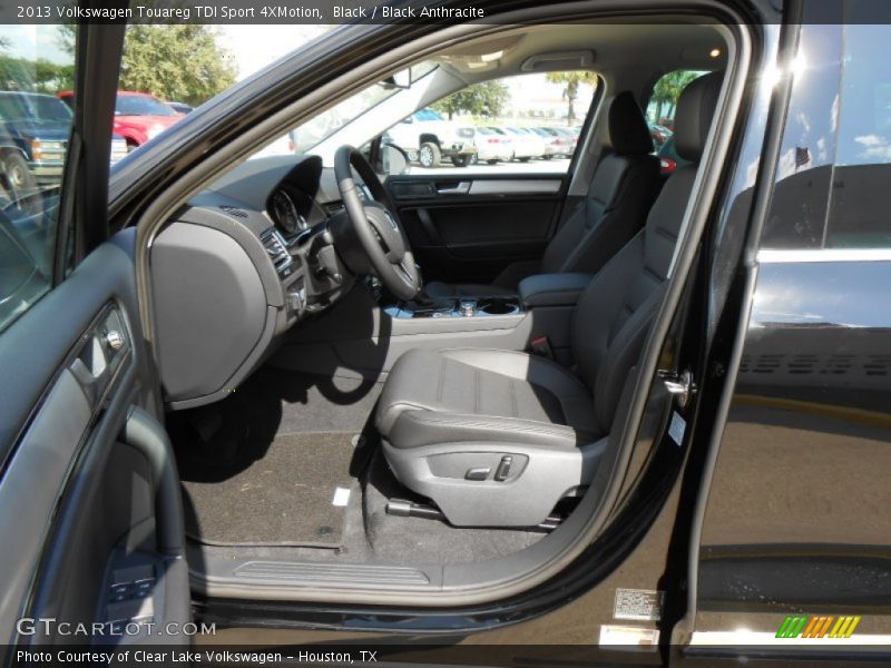 Black / Black Anthracite 2013 Volkswagen Touareg TDI Sport 4XMotion