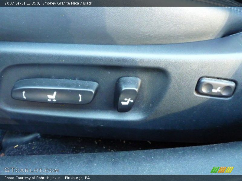 Smokey Granite Mica / Black 2007 Lexus ES 350
