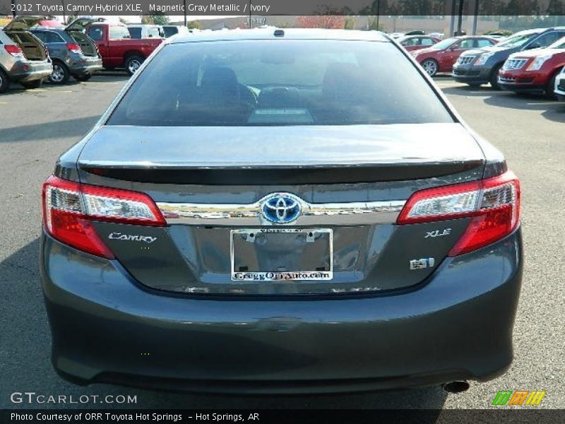 Magnetic Gray Metallic / Ivory 2012 Toyota Camry Hybrid XLE