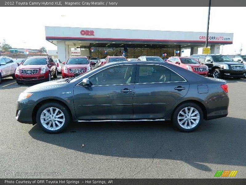 Magnetic Gray Metallic / Ivory 2012 Toyota Camry Hybrid XLE