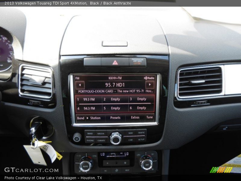 Black / Black Anthracite 2013 Volkswagen Touareg TDI Sport 4XMotion