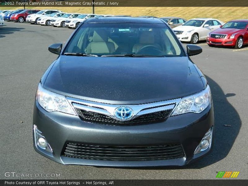 Magnetic Gray Metallic / Ivory 2012 Toyota Camry Hybrid XLE