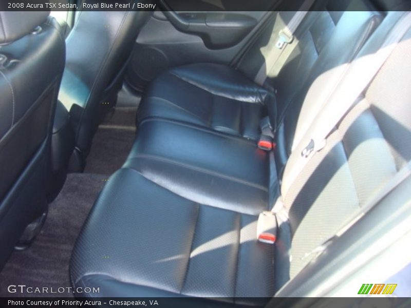 Royal Blue Pearl / Ebony 2008 Acura TSX Sedan