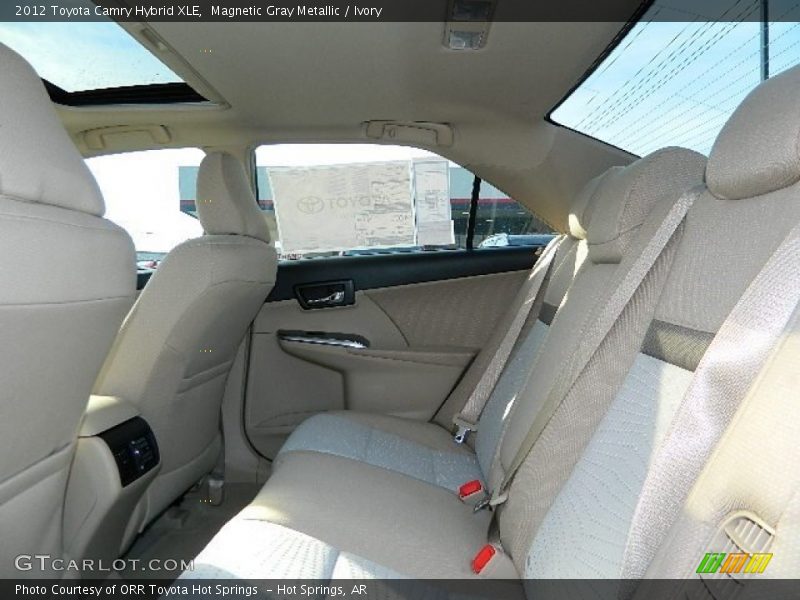 Magnetic Gray Metallic / Ivory 2012 Toyota Camry Hybrid XLE