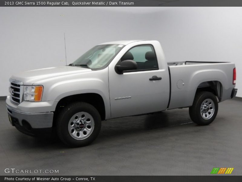 Quicksilver Metallic / Dark Titanium 2013 GMC Sierra 1500 Regular Cab