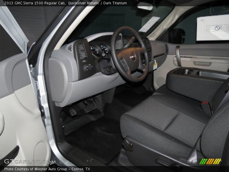 Quicksilver Metallic / Dark Titanium 2013 GMC Sierra 1500 Regular Cab