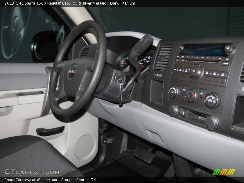 Quicksilver Metallic / Dark Titanium 2013 GMC Sierra 1500 Regular Cab