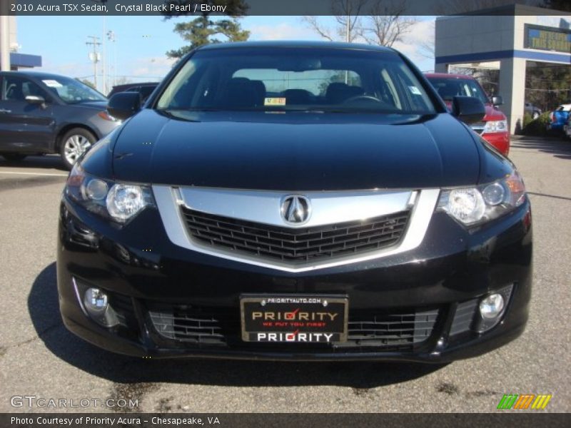 Crystal Black Pearl / Ebony 2010 Acura TSX Sedan