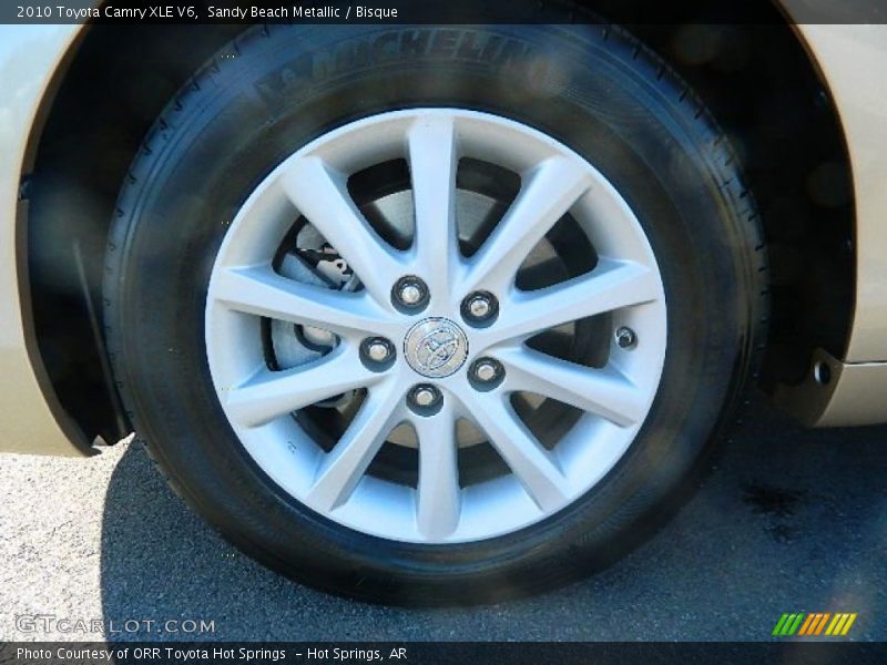 Sandy Beach Metallic / Bisque 2010 Toyota Camry XLE V6
