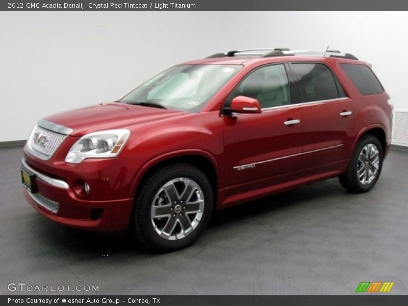 Crystal Red Tintcoat / Light Titanium 2012 GMC Acadia Denali