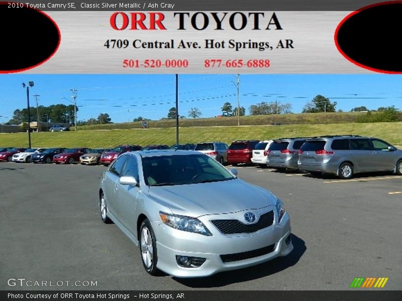 Classic Silver Metallic / Ash Gray 2010 Toyota Camry SE