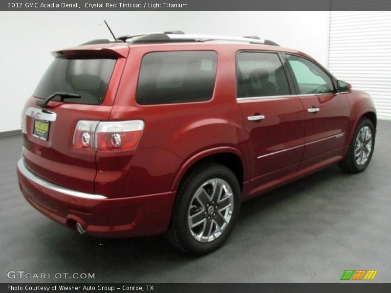 Crystal Red Tintcoat / Light Titanium 2012 GMC Acadia Denali