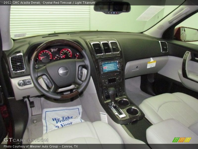Crystal Red Tintcoat / Light Titanium 2012 GMC Acadia Denali