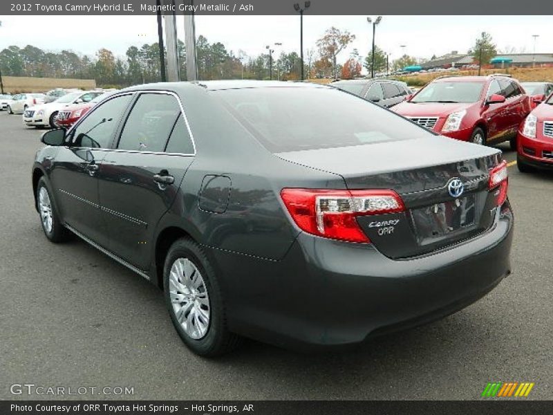 Magnetic Gray Metallic / Ash 2012 Toyota Camry Hybrid LE