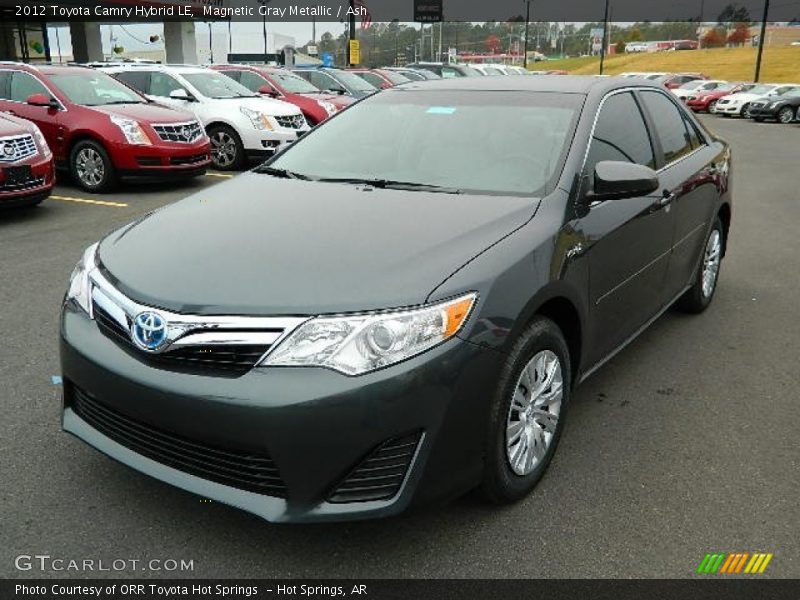 Magnetic Gray Metallic / Ash 2012 Toyota Camry Hybrid LE