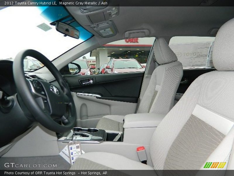 Magnetic Gray Metallic / Ash 2012 Toyota Camry Hybrid LE