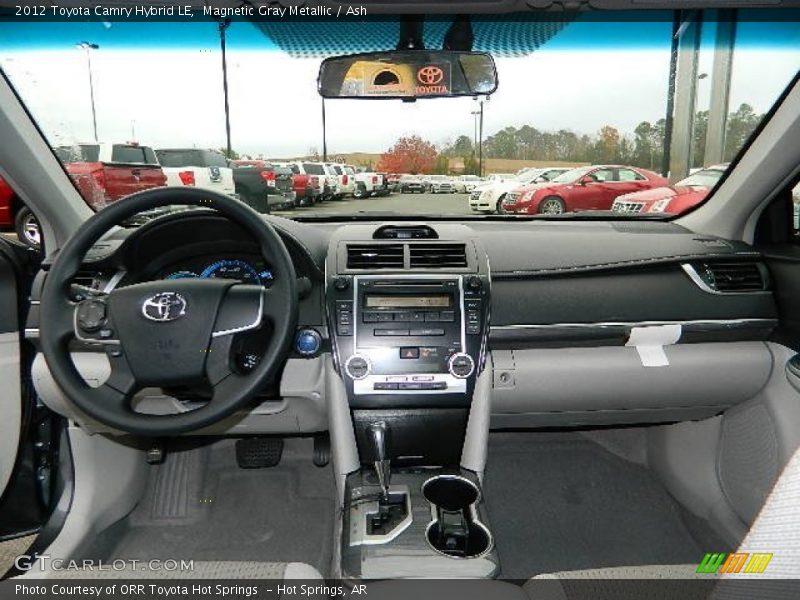 Magnetic Gray Metallic / Ash 2012 Toyota Camry Hybrid LE
