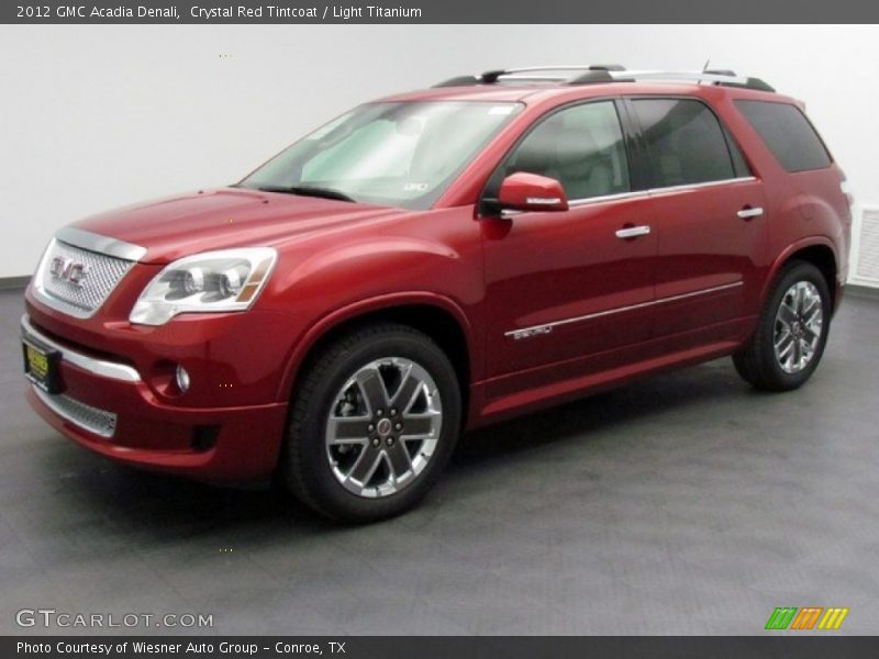 Crystal Red Tintcoat / Light Titanium 2012 GMC Acadia Denali