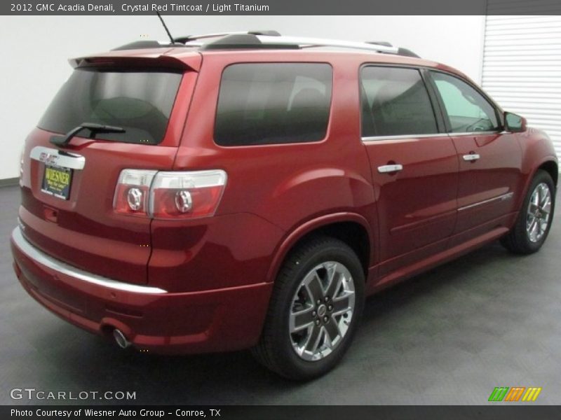Crystal Red Tintcoat / Light Titanium 2012 GMC Acadia Denali