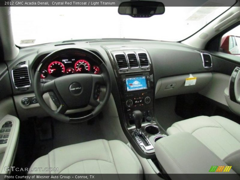 Crystal Red Tintcoat / Light Titanium 2012 GMC Acadia Denali