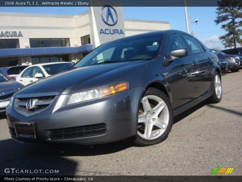 Anthracite Metallic / Ebony 2006 Acura TL 3.2