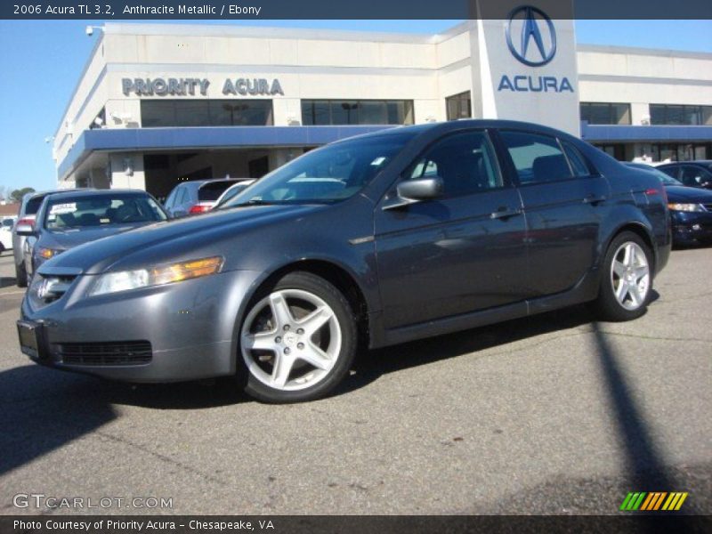 Anthracite Metallic / Ebony 2006 Acura TL 3.2