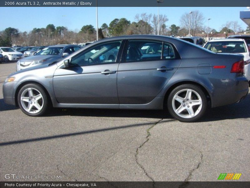 Anthracite Metallic / Ebony 2006 Acura TL 3.2
