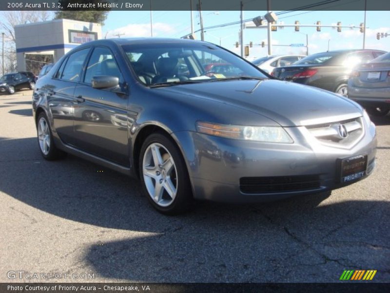 Anthracite Metallic / Ebony 2006 Acura TL 3.2