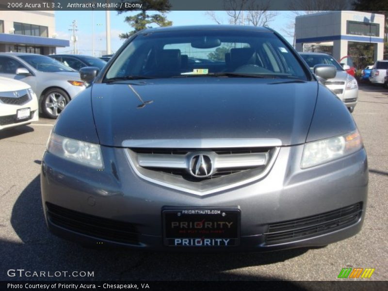 Anthracite Metallic / Ebony 2006 Acura TL 3.2