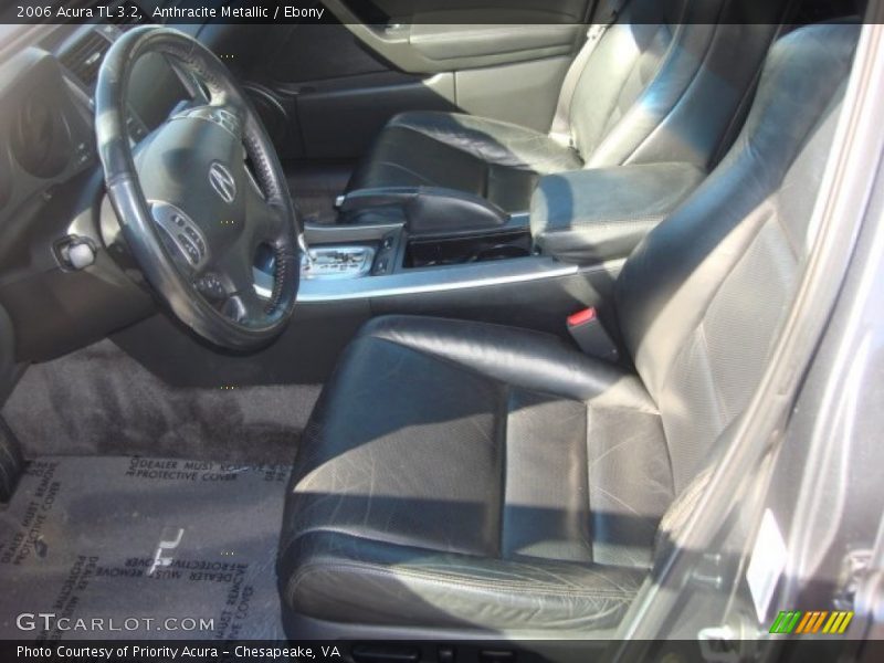 Anthracite Metallic / Ebony 2006 Acura TL 3.2