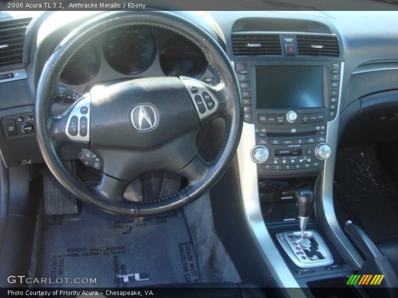Anthracite Metallic / Ebony 2006 Acura TL 3.2